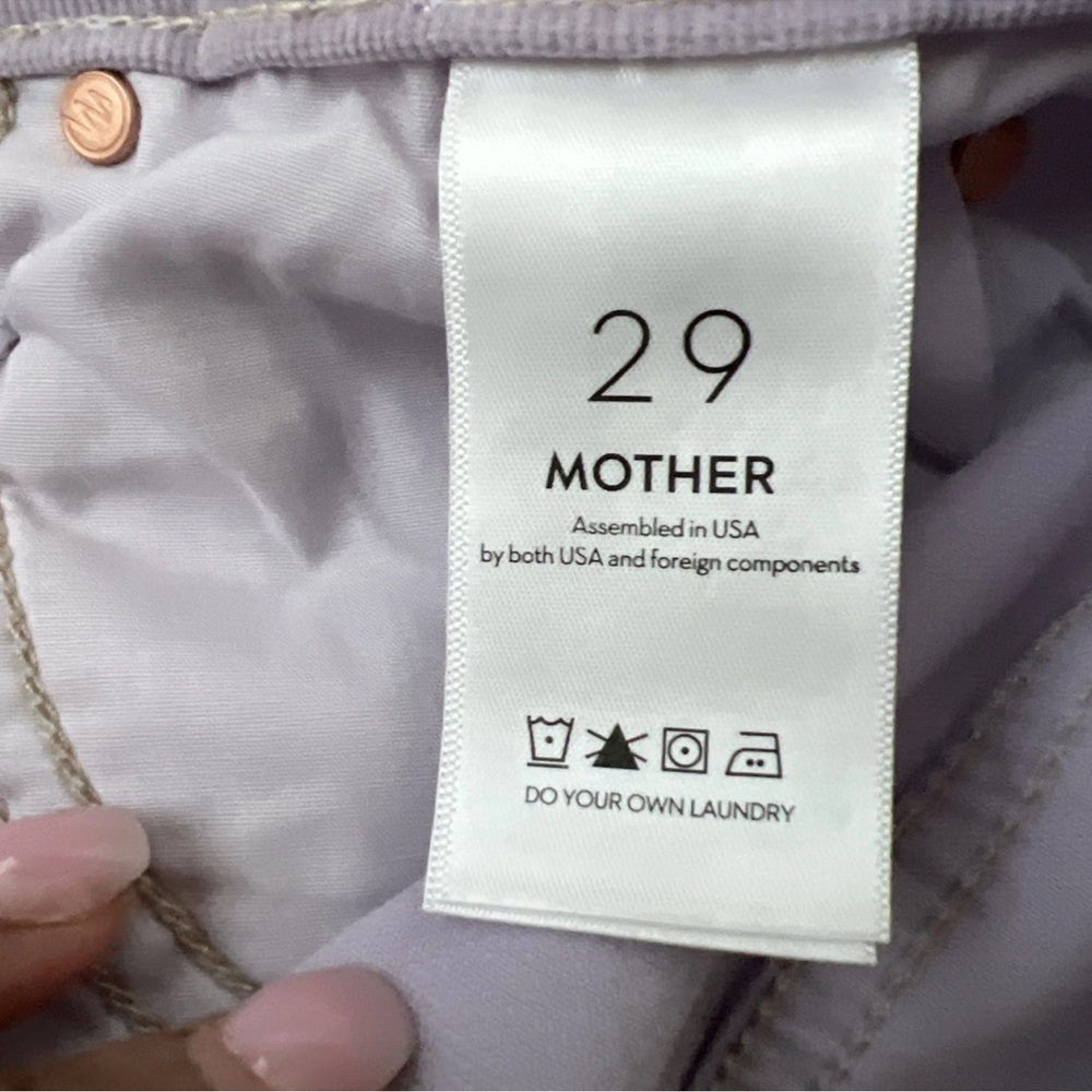 Mother Tunnel Vision Sneak Corduroy Straight Pant Hopscotch Womens 29 - Picture 13 of 16